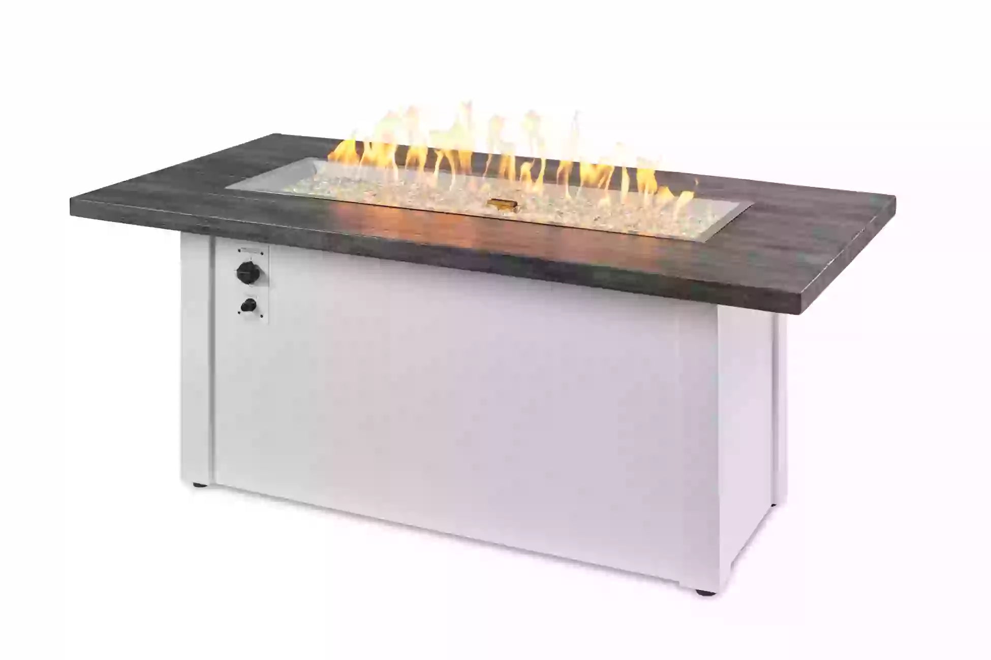 Havenwood Linear Gas Fire Pit Table - Outdoor Patio Heater with Modern Design for Backyard, Deck, and Garden - Perfect for Entertaining and Relaxing