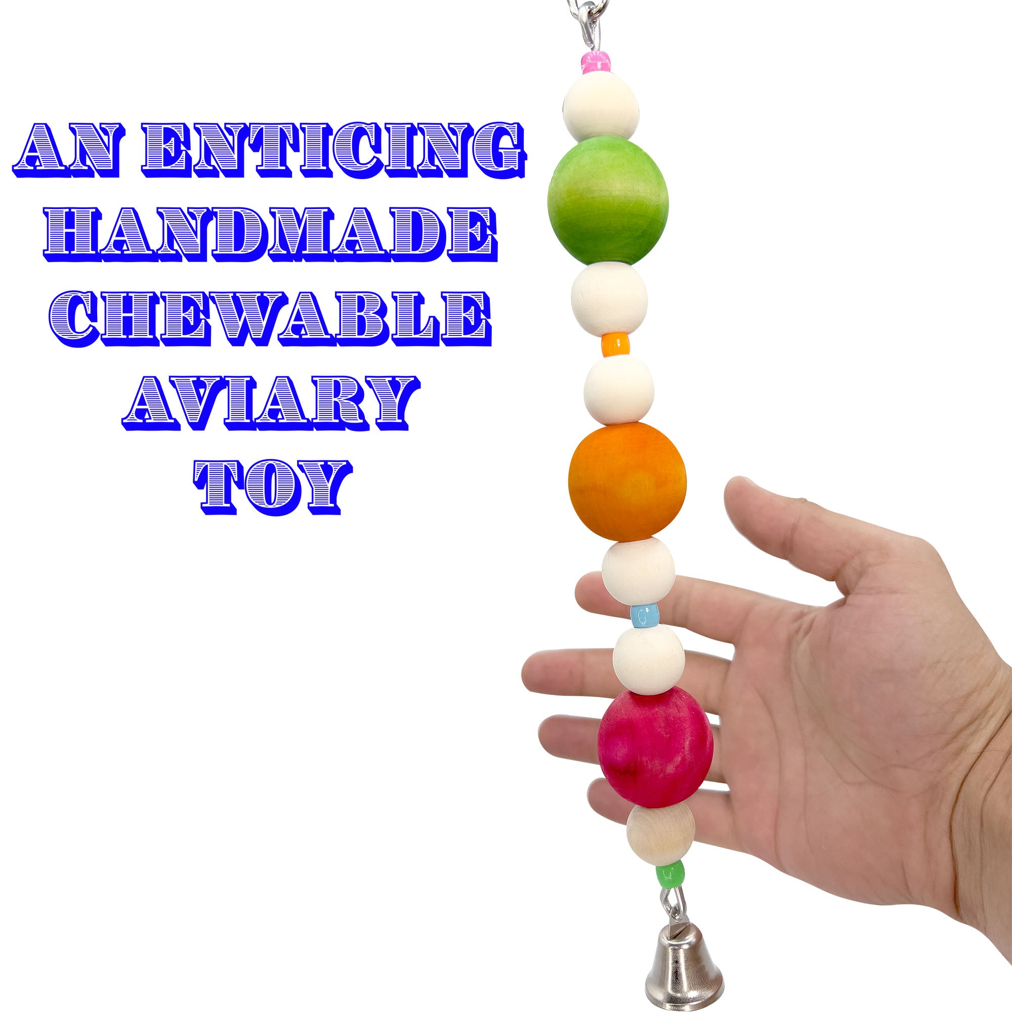 1108 Wood Bead Chewer - Natural Wooden Sensory Chew Necklace for Kids & Adults with Autism, ADHD, or Anxiety | Safe & Durable Teething Toy for Oral Stimulation | Perfect for Fidgeting, Stress Relief, and Focus Enhancement at School, Work, or Home
