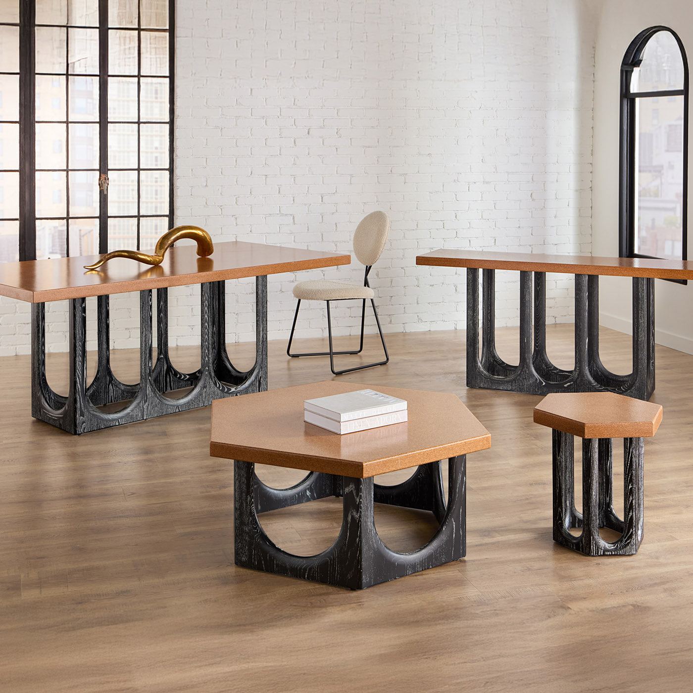 Coliseum Solid Wood Dining Table - Rustic Farmhouse Style for Kitchen & Dining Room - Perfect for Family Gatherings & Dinner Parties