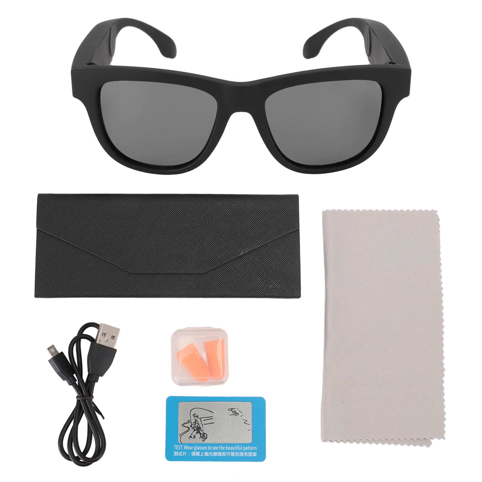 Annadue Bluetooth Smart Glasses UV400, BT4.0 Bone Conduction for Cycling & Sports