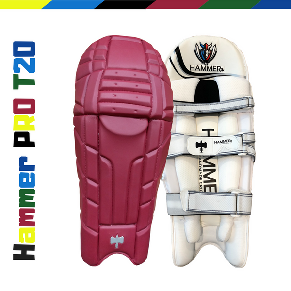 Hammer Pro T20 Cricket Batting Pads - Premium Quality Leg Guards for Cricket Players | Perfect for Practice & Matches | Available in Multiple Colors