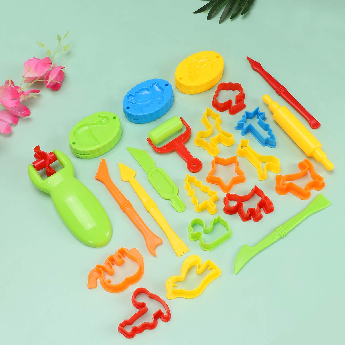 PRETYZOOM Kids Educational Toy Set - DIY Clay & Stencil Playset for Toddlers & Preschoolers | Creative Learning & Sensory Play for Early Childhood Development