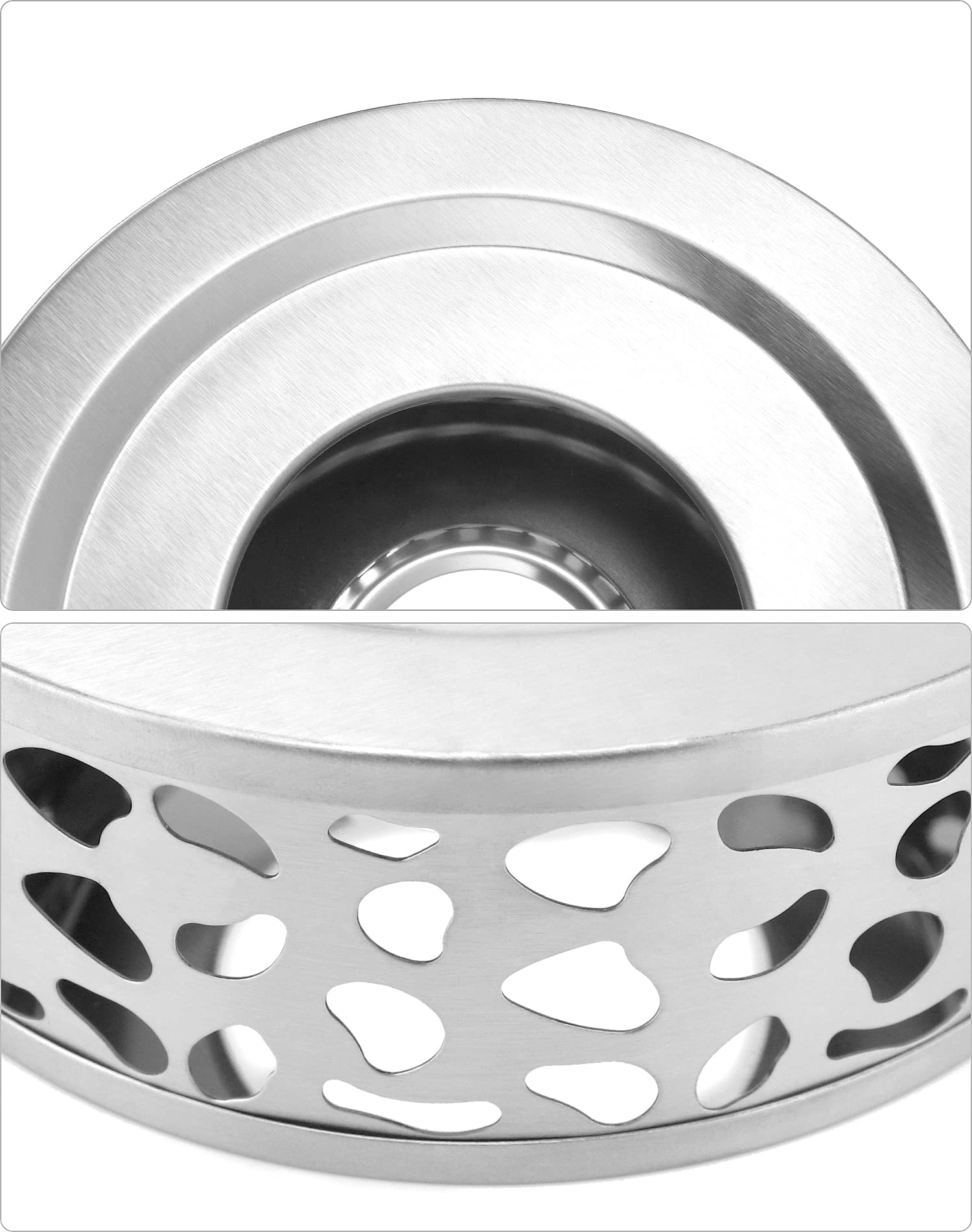 QWORK 2-Pack Brushed Stainless Steel Tea Kettle Warmer with Hollow Frame & Tea Candle Holder - Universal Fit for Most Teapots (Silver) - Perfect for Home, Office, and Tea Party Use