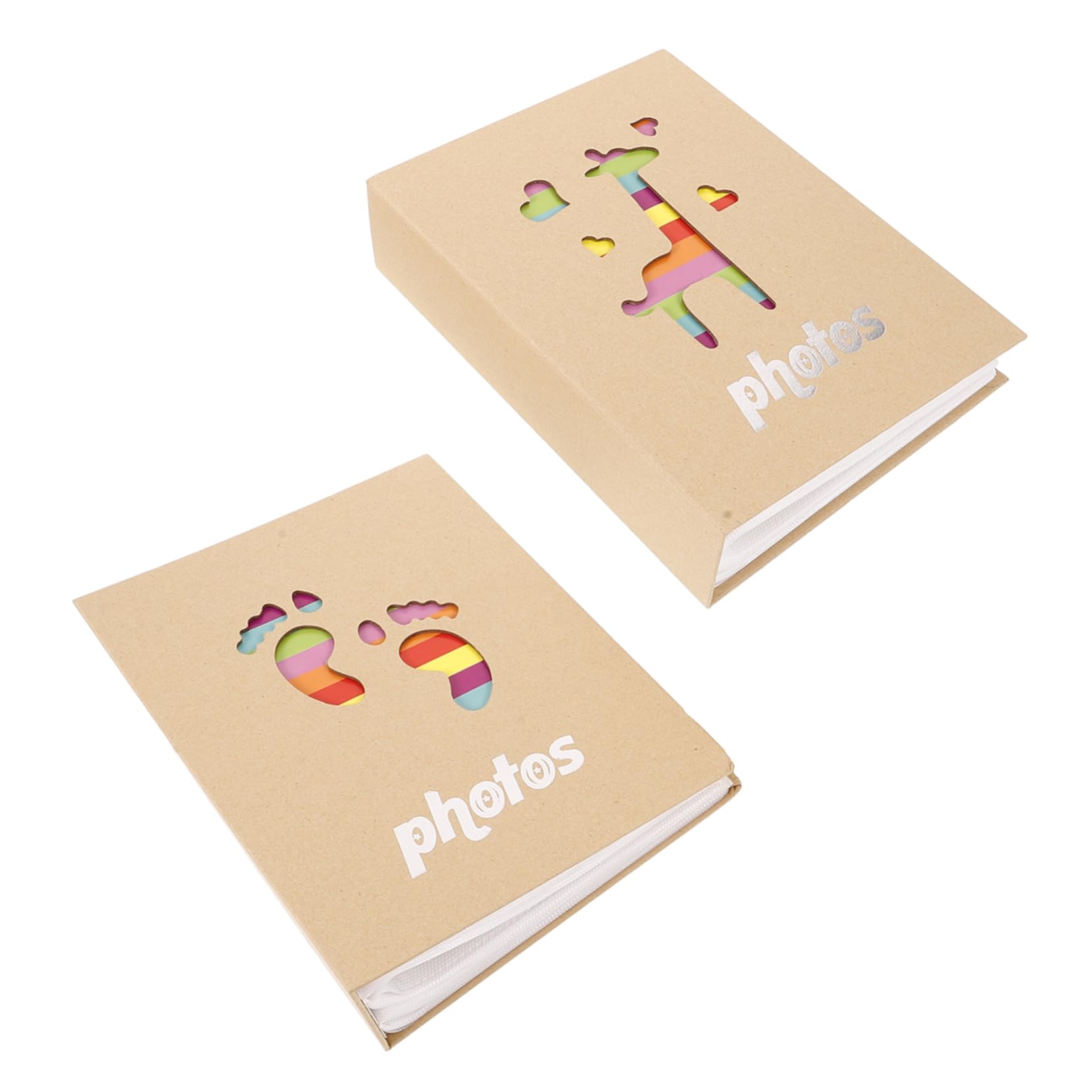 Premium Cabilock 2-Piece Baby Photo Album Set - Acid-Free Scrapbook for Newborn Memories, Family Pictures & Wedding Photos | Perfect for Baby Showers, Christenings & Family Keepsakes