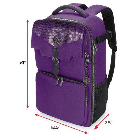 Premium TCG Trading Card Backpack - Collector's Edition (Purple) for Magic The Gathering, Pokemon & Yu-Gi-Oh Card Storage & Protection - Perfect for Gamers, Collectors & Tournaments