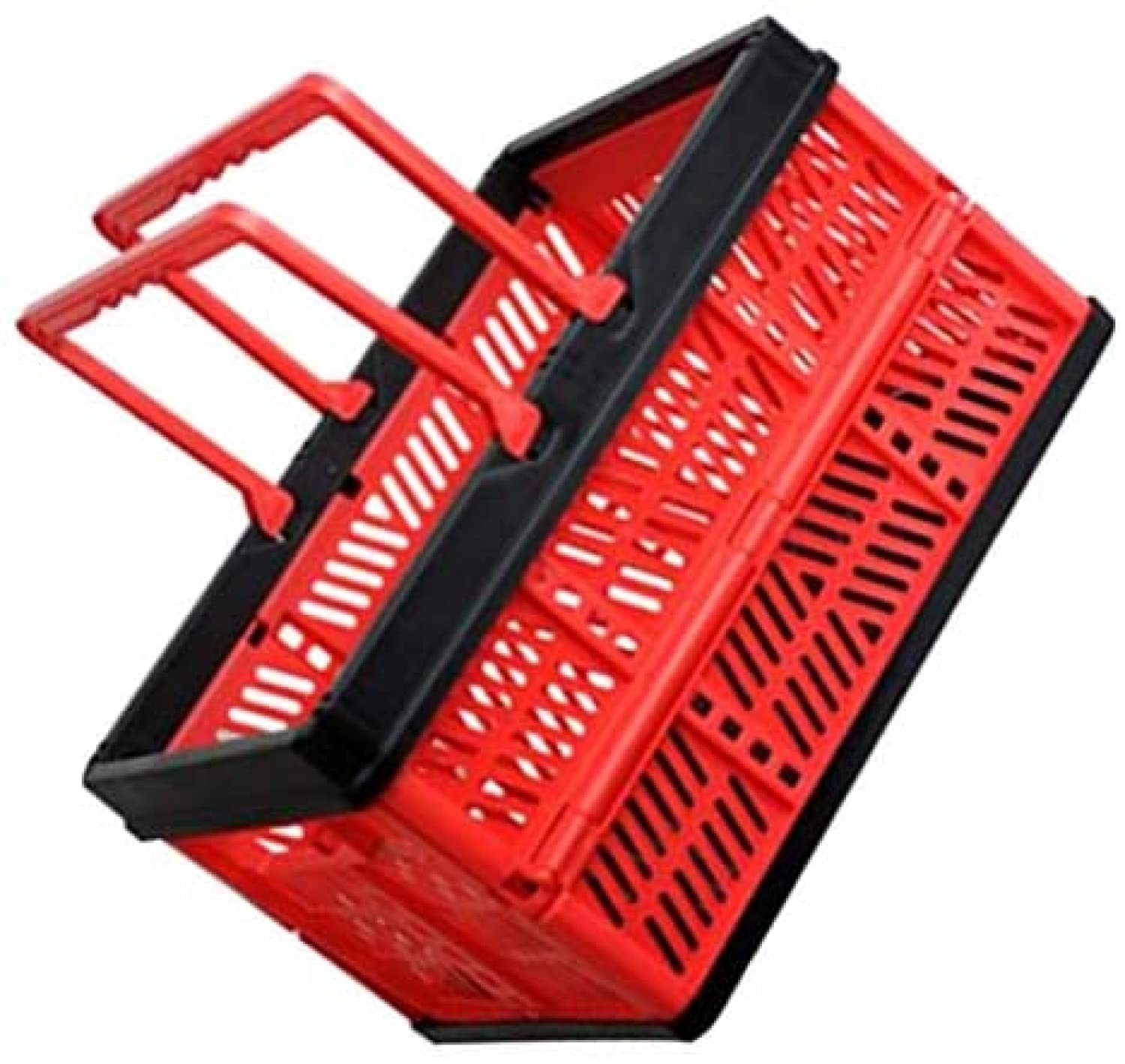 Foldable Shopping Basket - Portable Picnic Basket for Snacks, Fruits & Vegetables - Home Storage Organizer for Kitchen, Pantry & Outdoor Activities