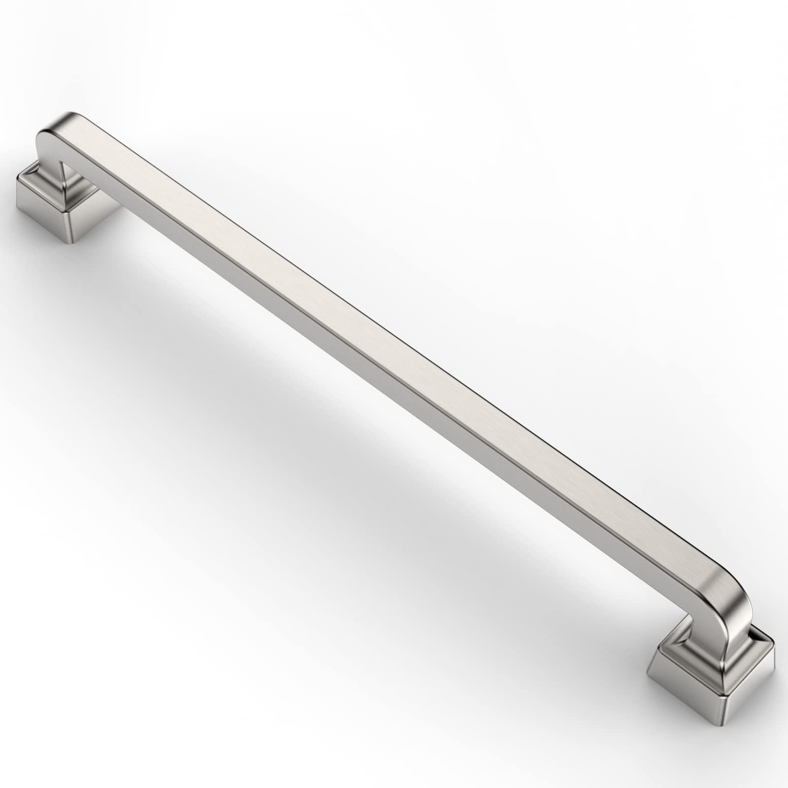 10 Pack 7.5 Inch Brushed Satin Nickel Cabinet Handles - Premium Kitchen Cabinet Hardware for Drawers & Cupboards - Perfect for Modern Home, Office & RV Cabinetry