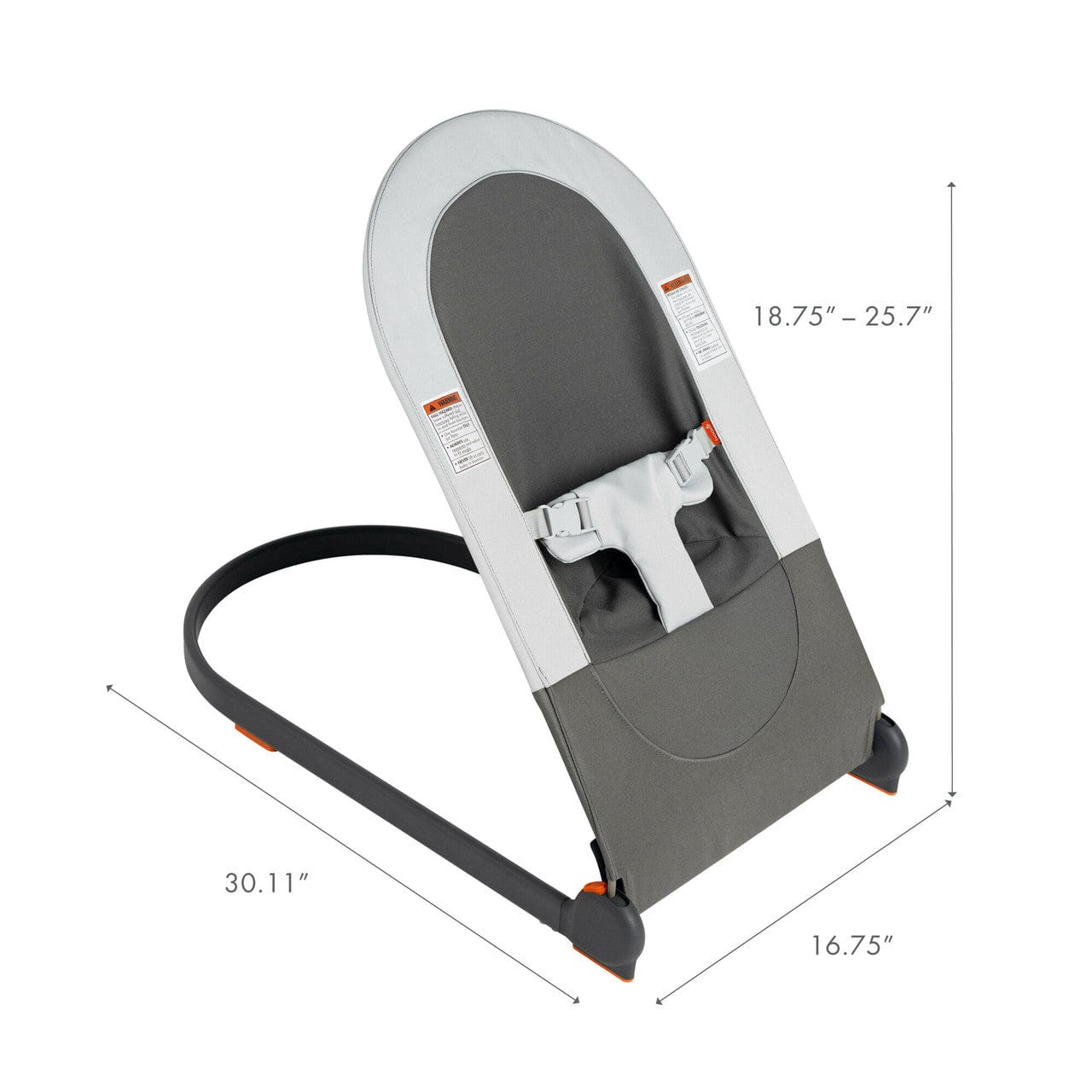 Tomy Boon Slant Bouncer - Baby Bouncer Seat with Adjustable Recline for Newborns & Infants - Perfect for Playtime, Napping & Soothing at Home or Travel