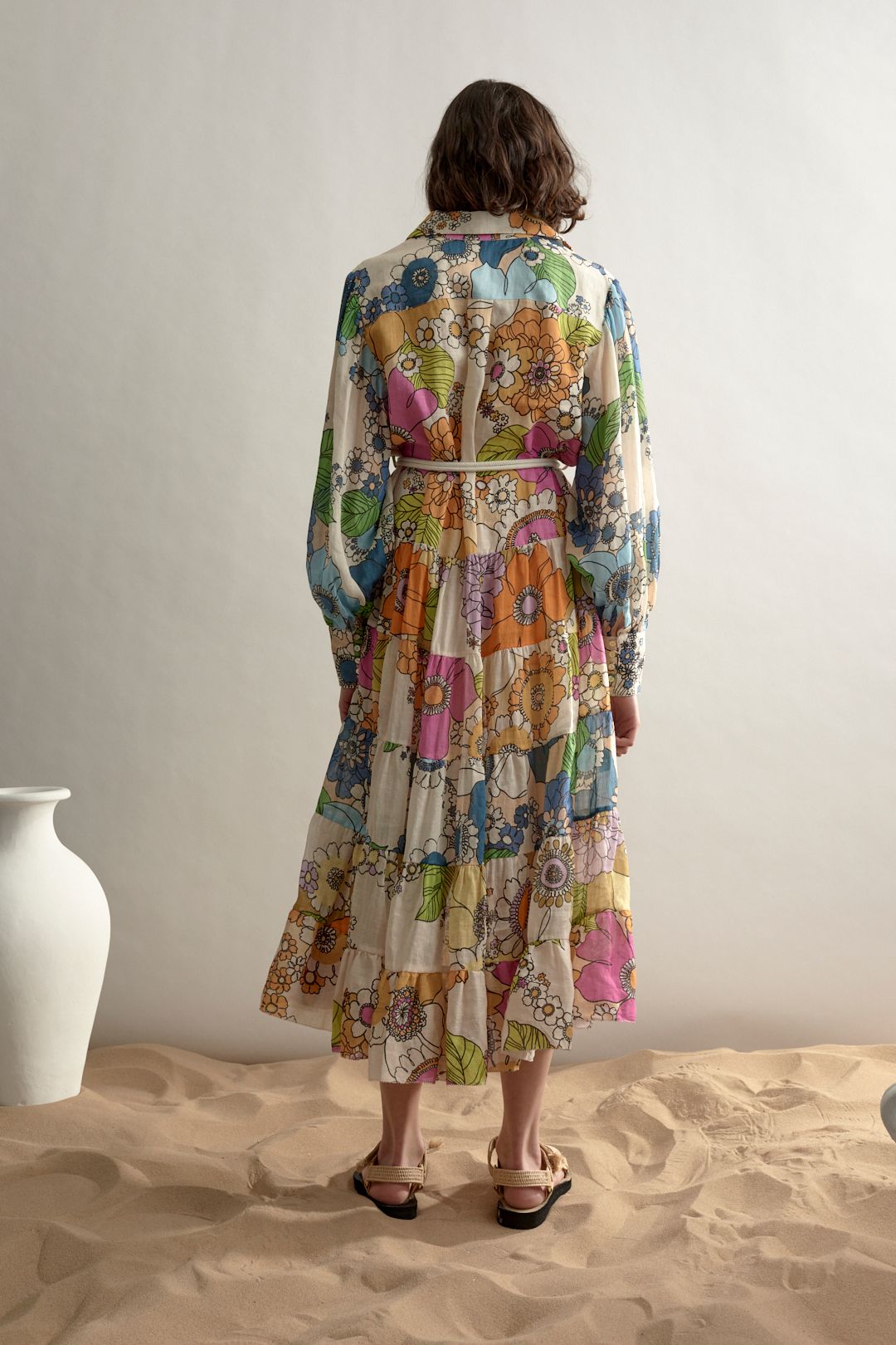 Farrah Tiered Shirt Dress for Women - Stylish Casual & Office Wear - Perfect for Work, Date Night & Spring Outfits