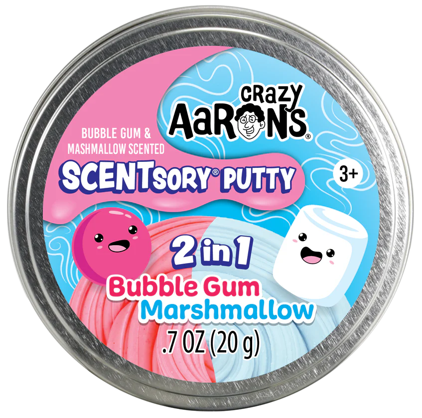 Scentsory Duo Bubblegum & Marshmallow Scented Candles - Sweet Home Fragrance for Relaxation & Romantic Ambience