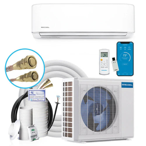 MRCOOL DIY 12K BTU Ductless Mini Split Heat Pump Complete System - Energy Star Certified 4th Generation - Perfect for Home Office, Garage & Small Rooms Cooling & Heating