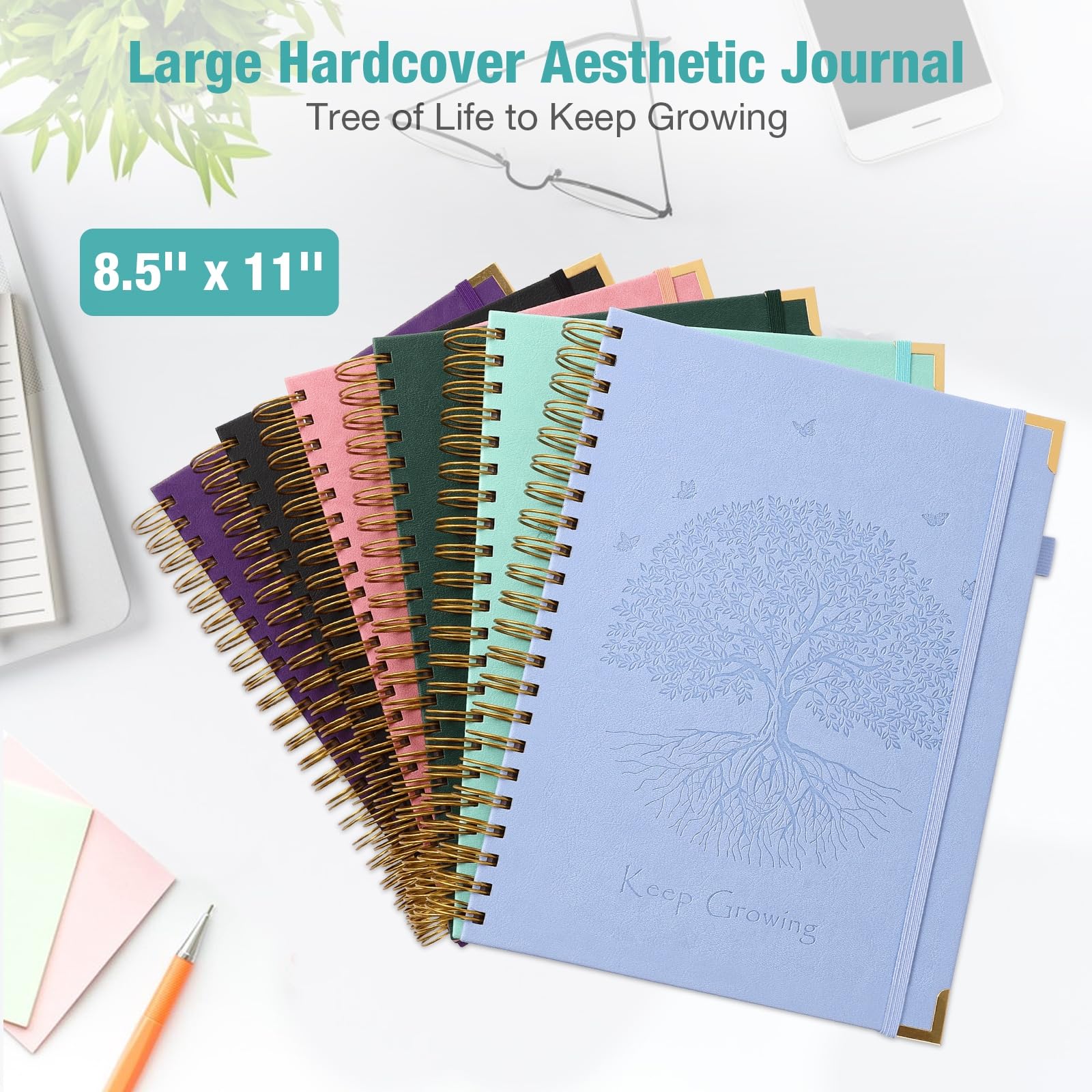 Premium Spiral Notebook - College Ruled 8.5