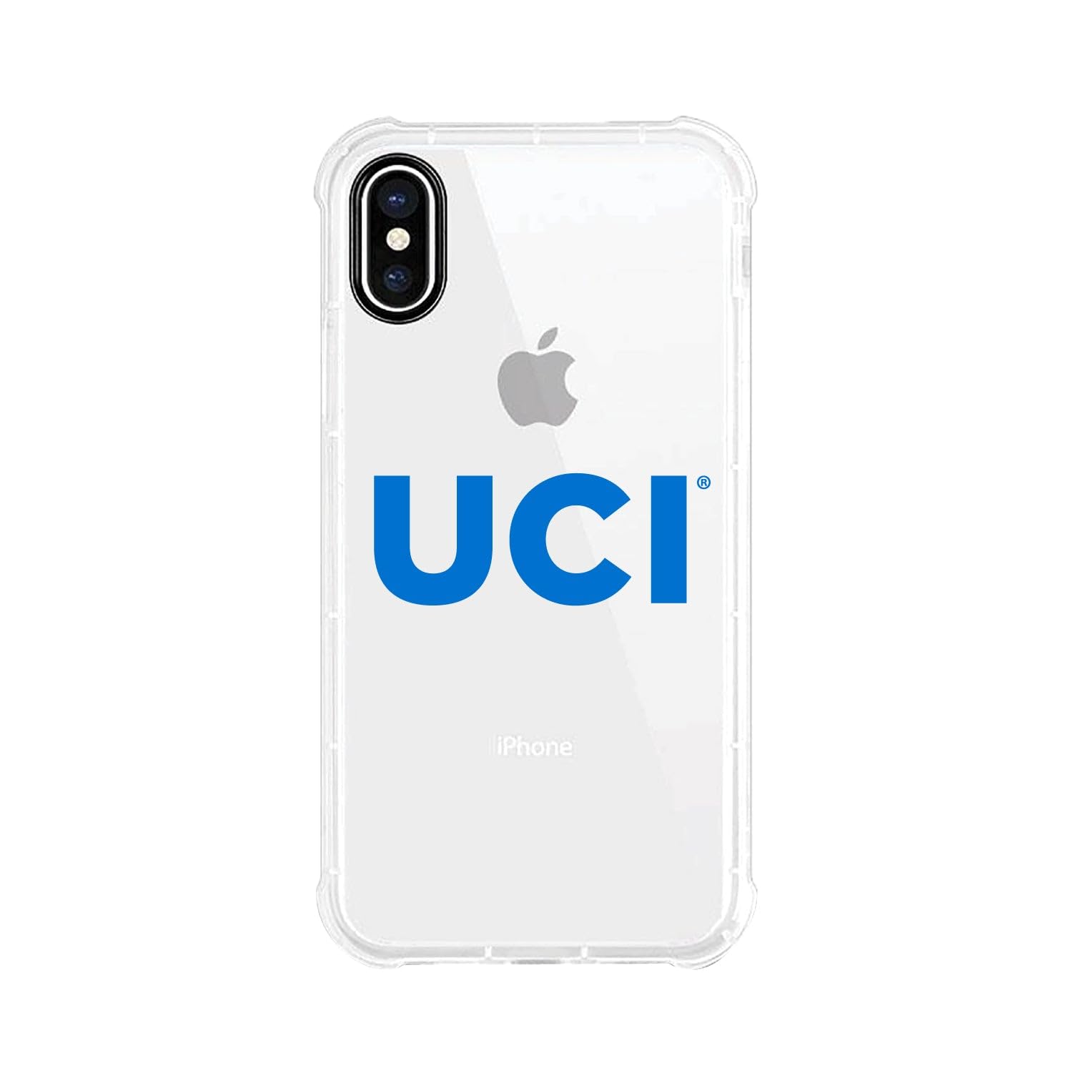 OTM Essentials Durable Phone Case for iPhone 13 - Shockproof Tough Edge Protection - University of California-Irvine UCI Alumni Gift - Classic White Design | Perfect for College Students & Campus Life