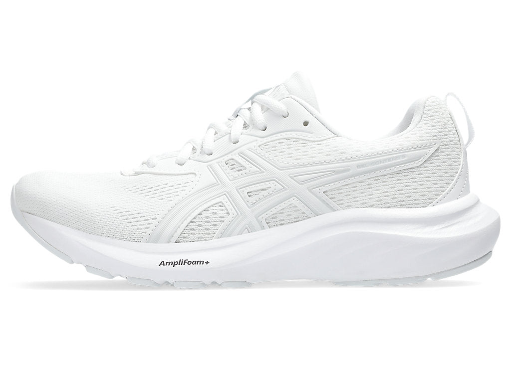 ASICS Women's GEL-Contend Running Shoes - Triple White Cushioned Sneakers for Jogging, Gym Workouts & Everyday Comfort