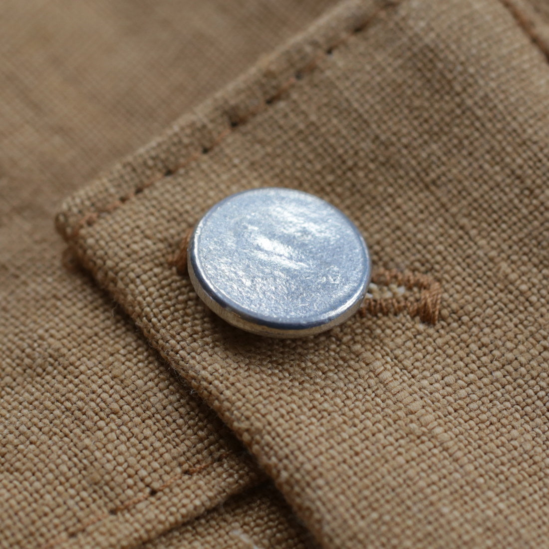 10-Pack Plain Pewter Buttons for Sewing, Crafts & DIY Projects - Small Size Metal Buttons for Clothing, Accessories & Home Decor