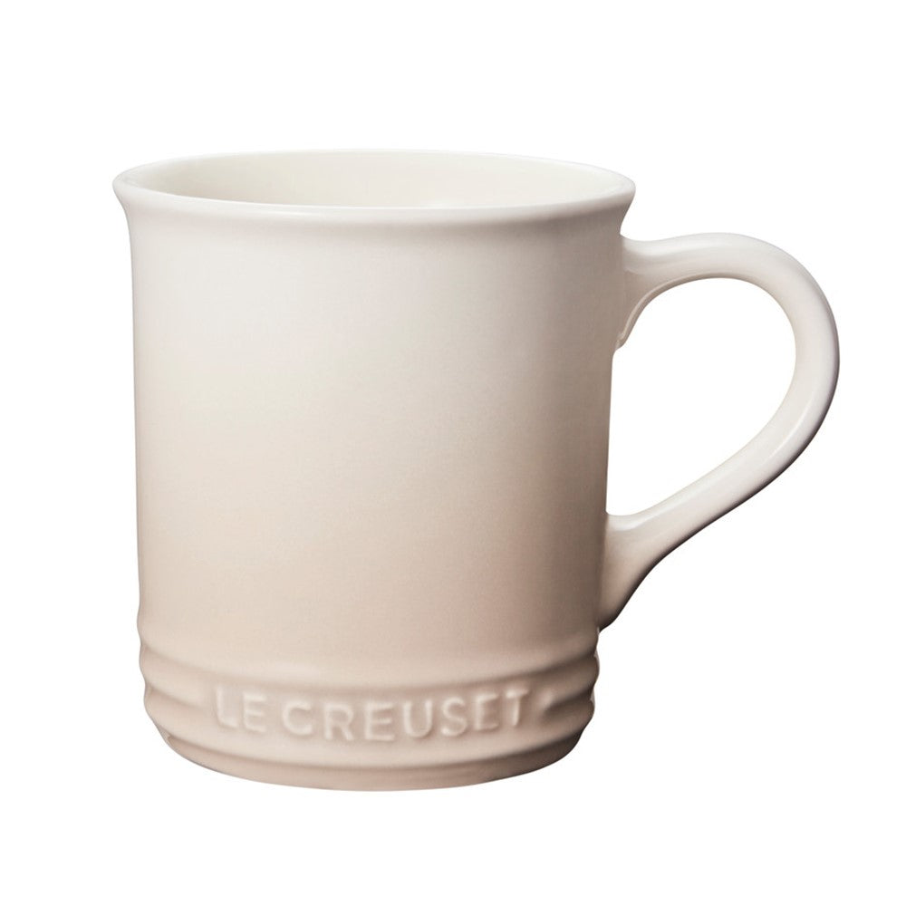 Le Creuset 400ml Stoneware Mug in Meringue Color - Premium Ceramic Coffee Cup for Home, Office & Gifts | Durable & Stylish Drinkware for Tea, Hot Chocolate & Beverages