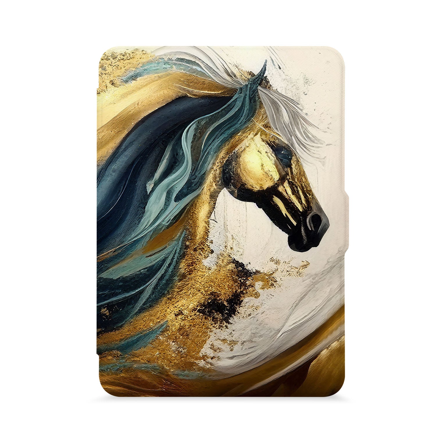 Premium Kindle Case with Horses Design - Durable Protective Cover for Kindle E-Reader - Perfect for Reading at Home, Travel & Outdoor Adventures