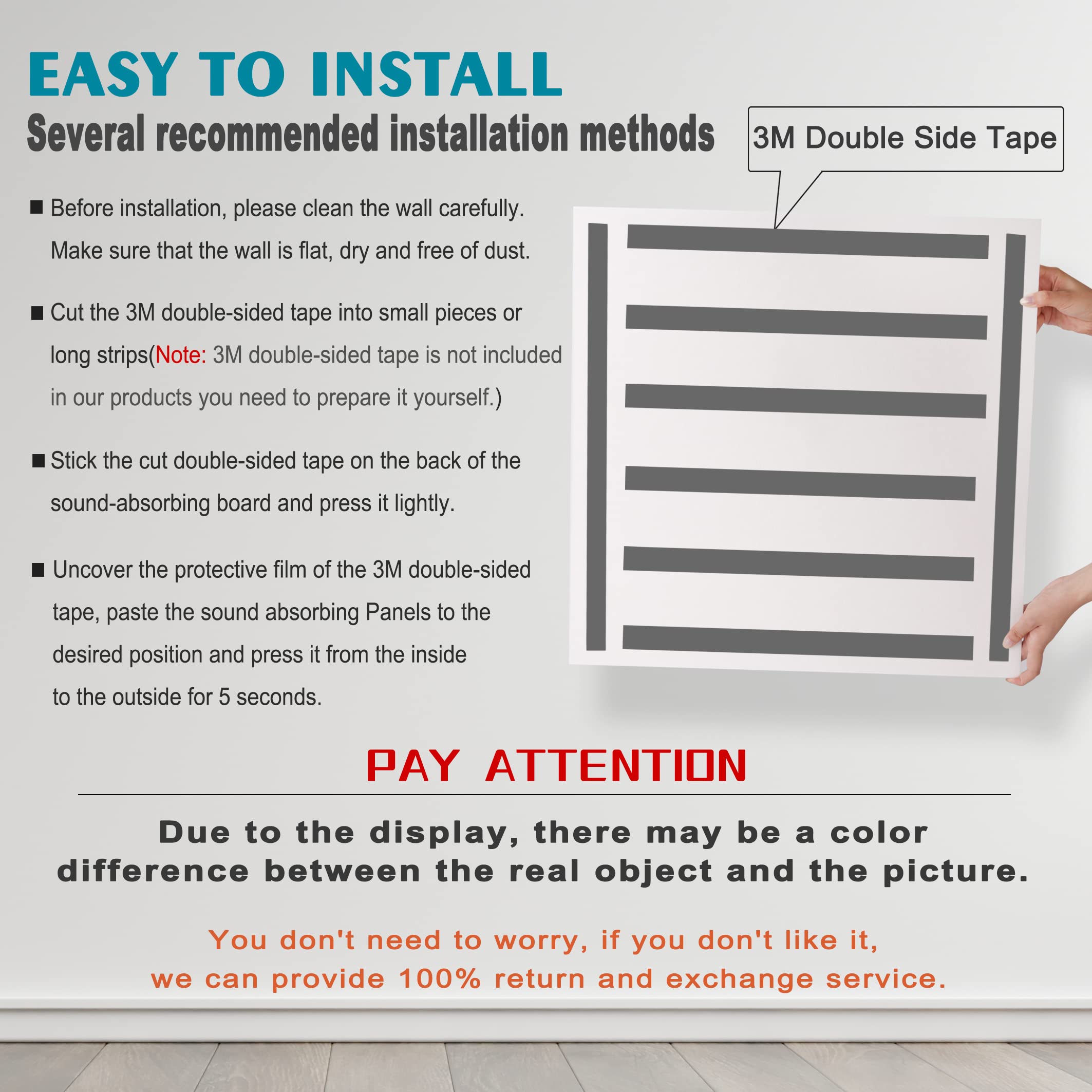 9 Pack Acoustic Wall Panels 35