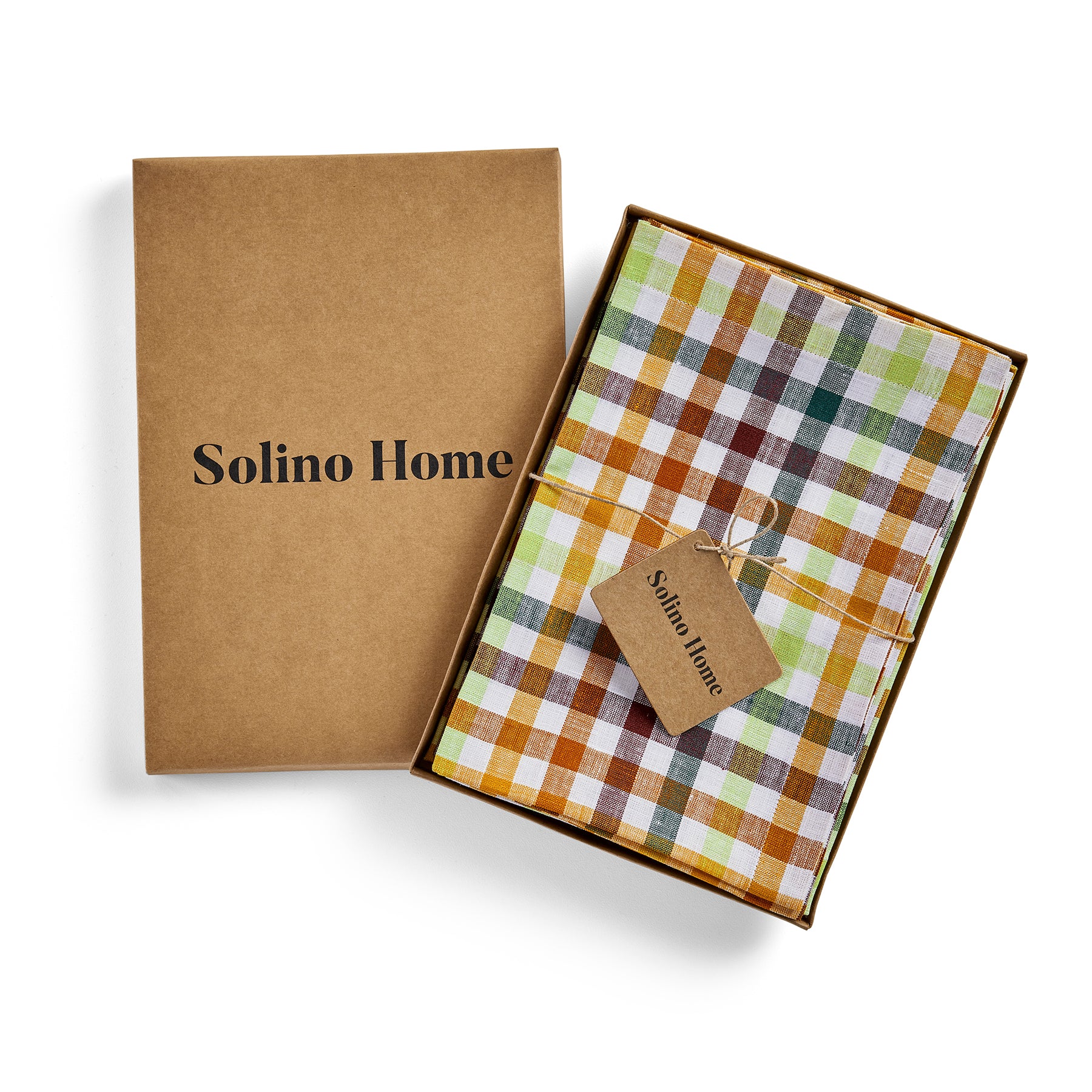 Premium Gingham Checkered Napkins Set of 4 - 100% Cotton Kitchen & Dining Cloth for Parties, Picnics, and Everyday Use