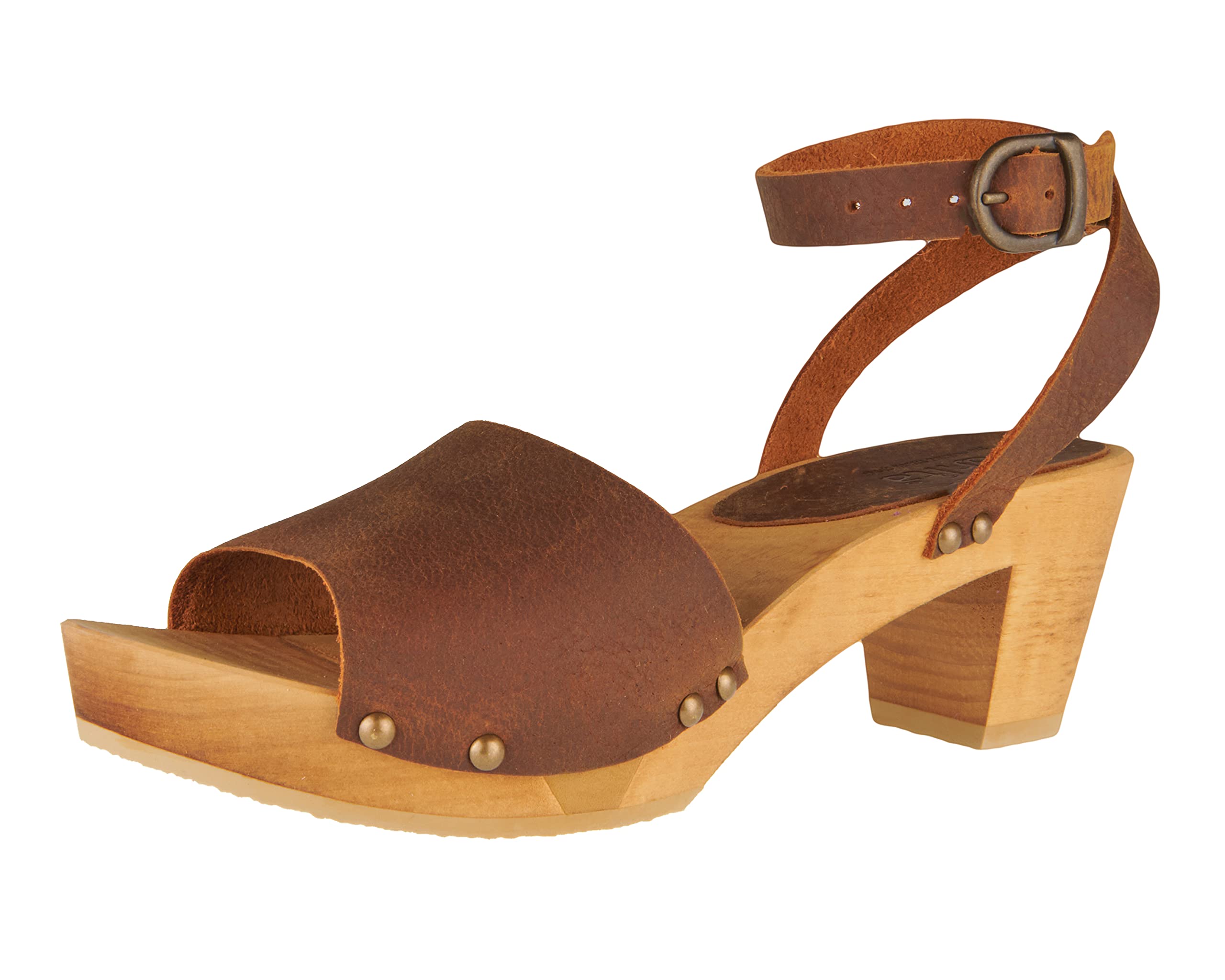 Sanita Women's Yara Comfortable Leather Sandals - Slip-Resistant & Cushioned for All-Day Wear - Perfect for Beach, Travel & Casual Outings