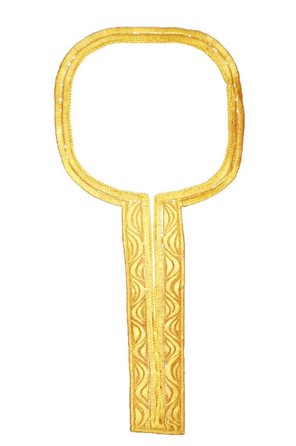 Exquisite Gold Buba Embroidery Piece - Traditional African Handmade Clothing for Women - Perfect for Weddings, Cultural Events & Special Occasions