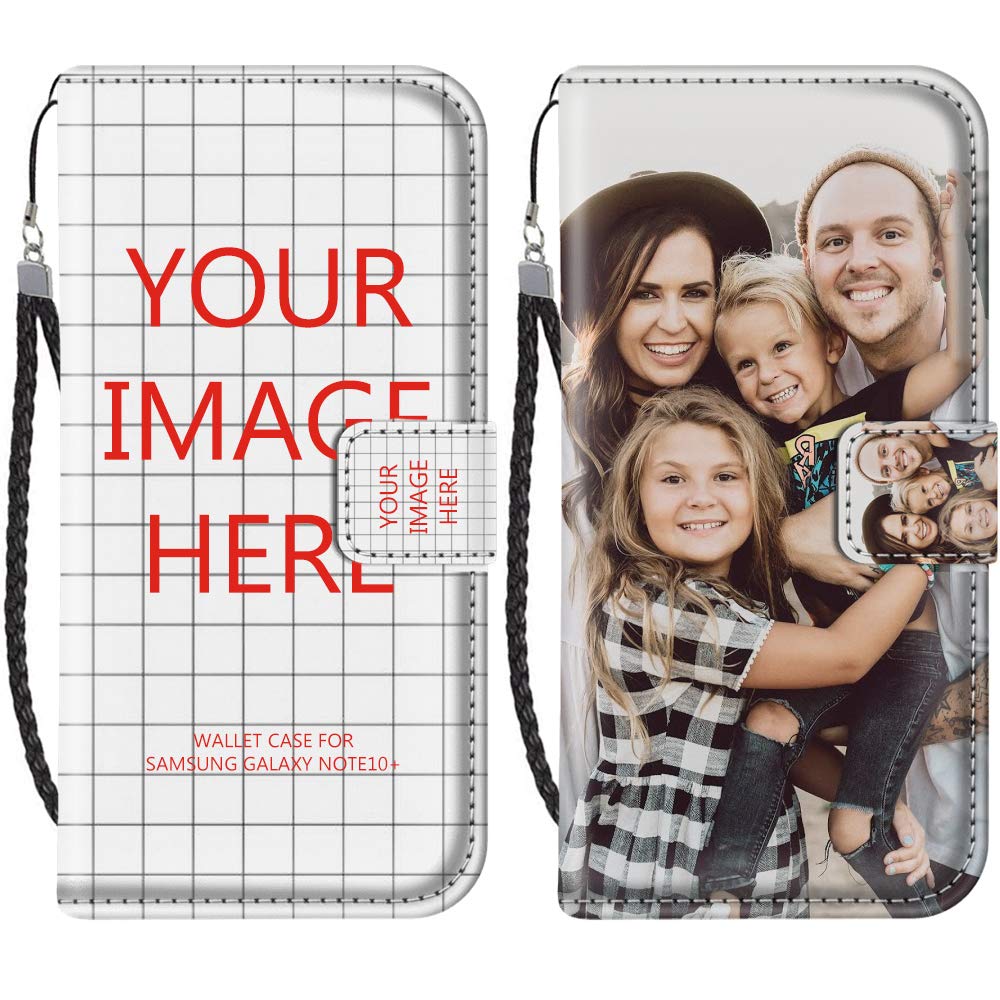 Premium PU Leather Magnetic Flip Wallet Case for Samsung Galaxy Note 10+ - Slim Protective Cover with Card Holder & TPU Bumper | Perfect for Business, Travel & Everyday Use