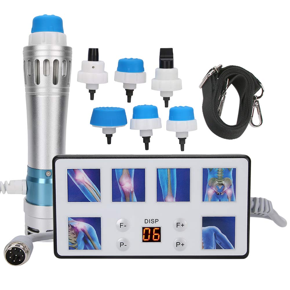 Shock Wave Therapy Machine for Back Pain Relief - Deep Tissue Massager for Muscle Relaxation & ED Treatment - Portable Physiotherapy Device for Home & Clinic Use - Ideal for Athletes, Office Workers & Seniors