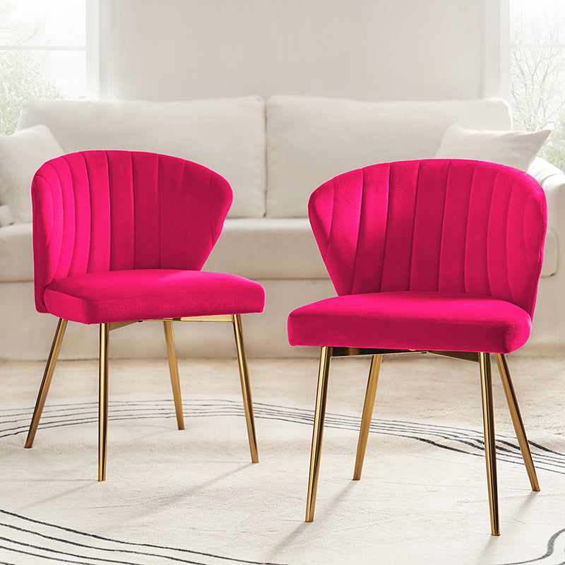 Luxury Aruna Velvet Upholstered Accent Chair - Soft Velvet Fabric, Comfortable Seating for Living Room, Bedroom, or Office - Elegant Home Decor & Stylish Furniture