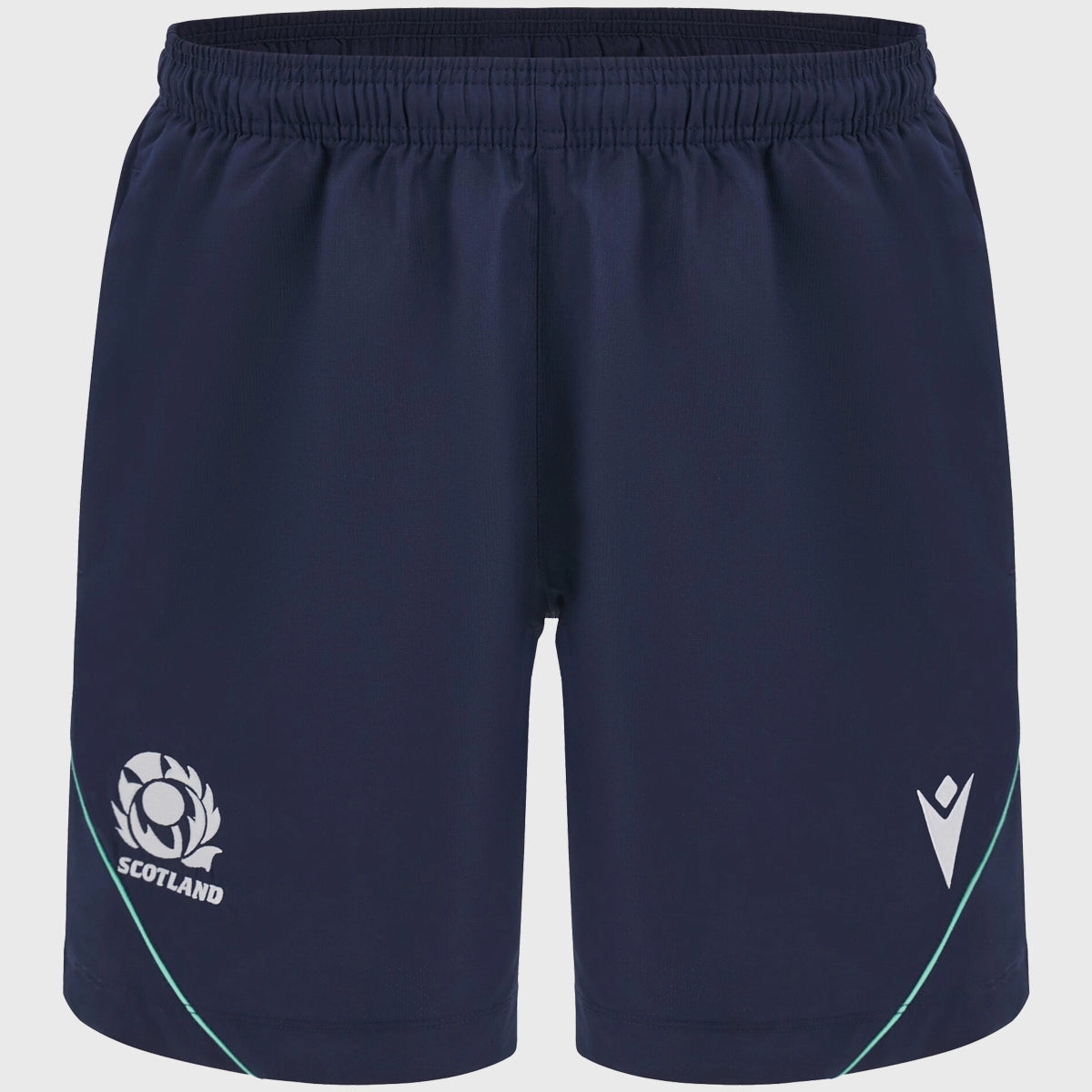 Scotland Rugby Bermuda Gym Shorts for Men - Breathable Quick-Dry Navy Sports Shorts for Training, Running & Workouts