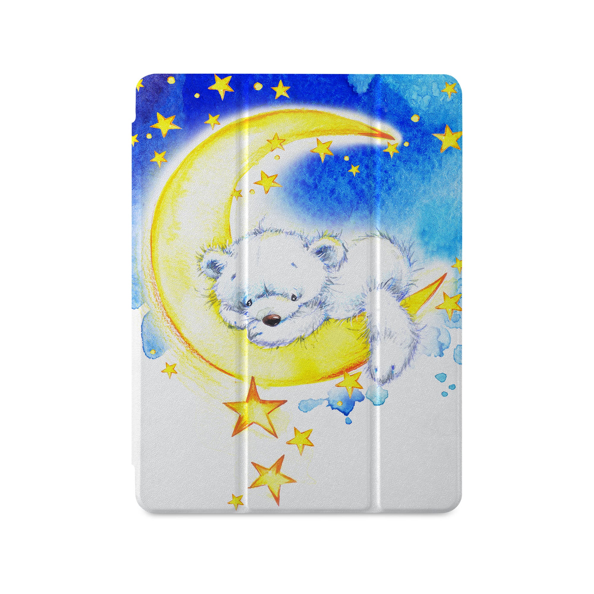 iPad 360 Elite Protective Case with Bear Design - Durable Cover for iPad Air/Pro, Perfect for Work, School & Travel