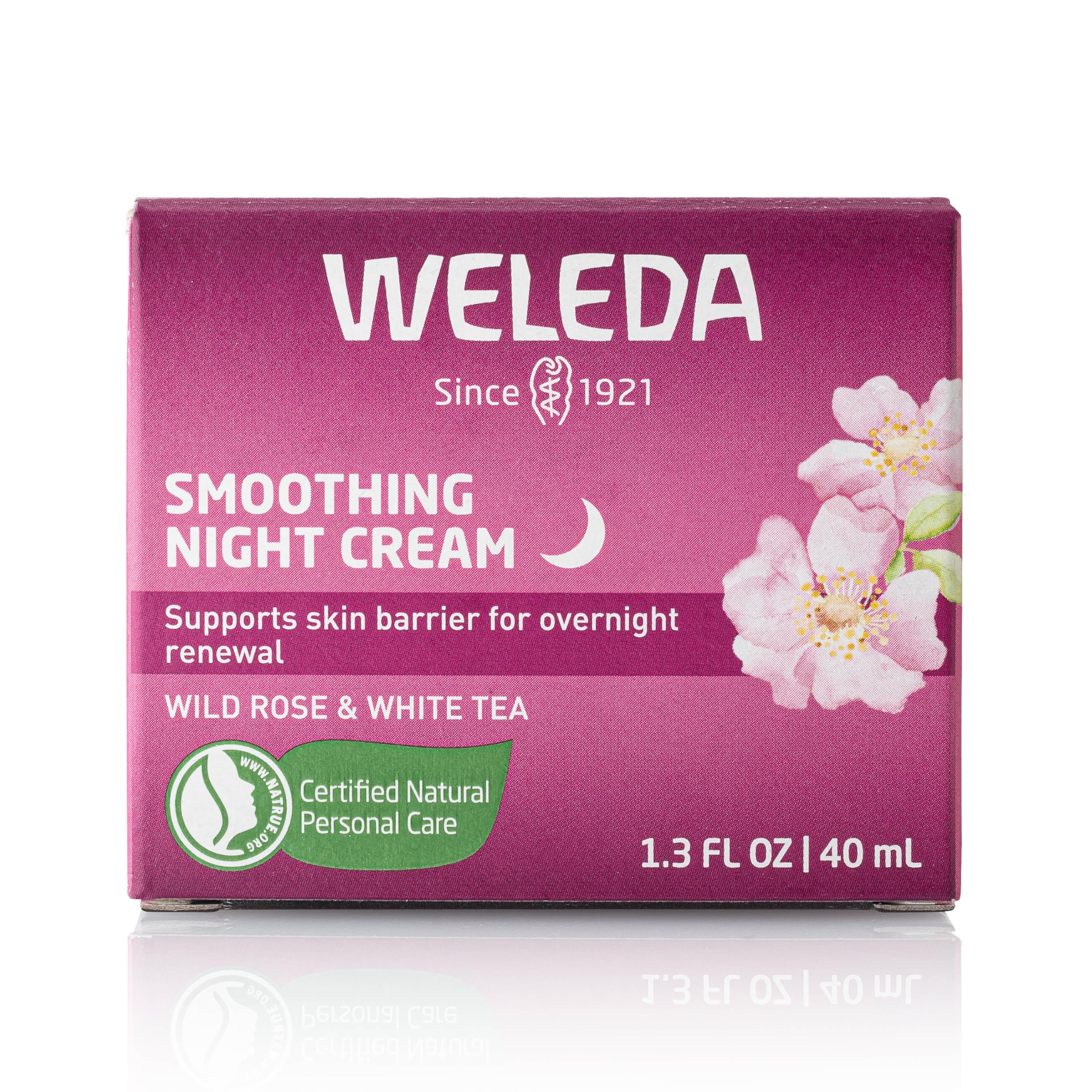 Weleda Smoothing Night Cream - Organic Anti-Aging Face Moisturizer for Dry & Sensitive Skin | Hydrating Night Cream for Women & Men | Perfect for Overnight Skin Repair & Rejuvenation