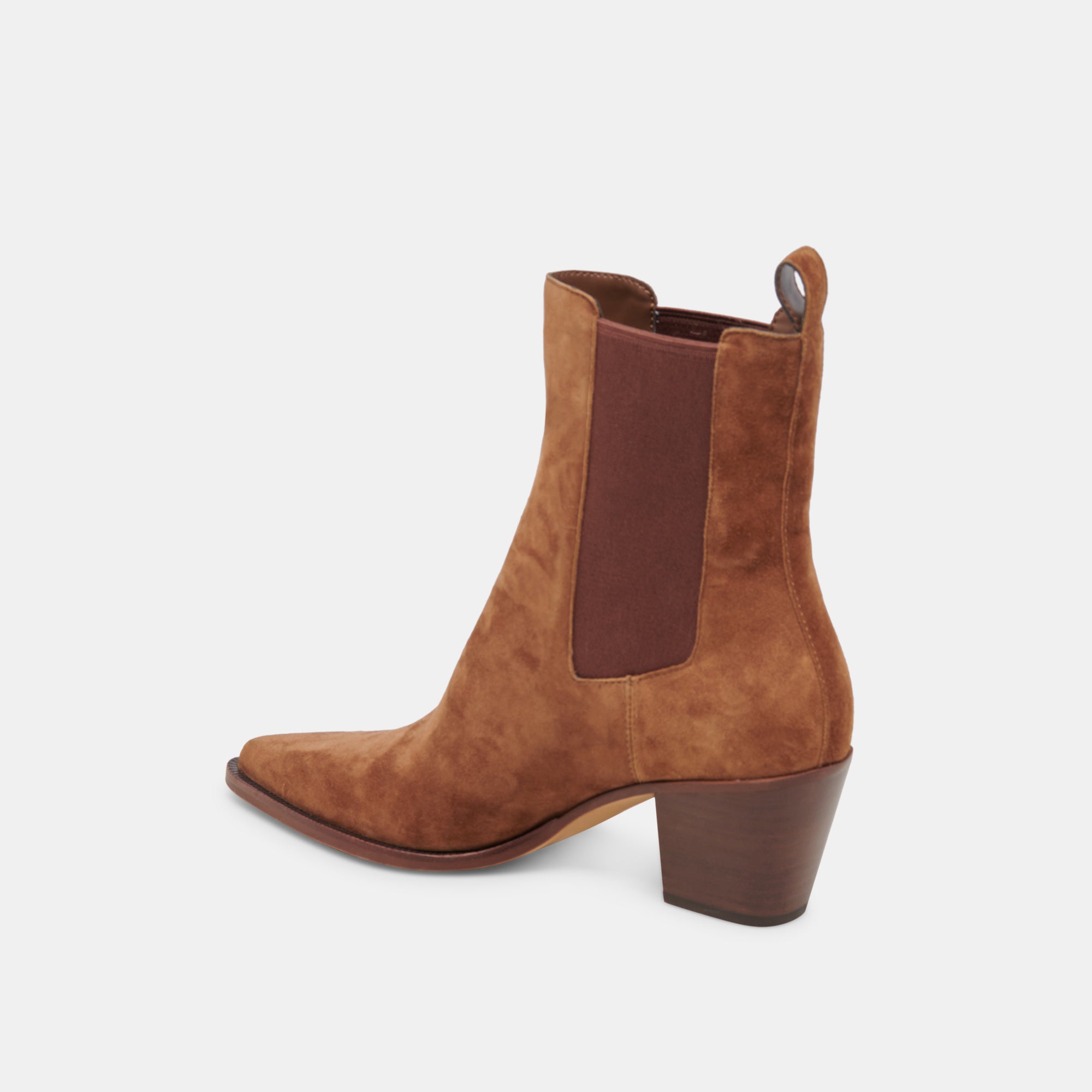 SHADIE H2O Wide Booties for Women - Brown Suede Waterproof Boots | Comfortable Slip-Resistant Outdoor Shoes for Hiking, Rainy Days & Winter Wear