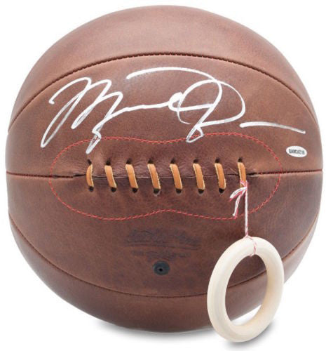 Authentic Michael Jordan Autographed Leather Basketball - UDA Certified Collectible for Sports Memorabilia & Home Decor