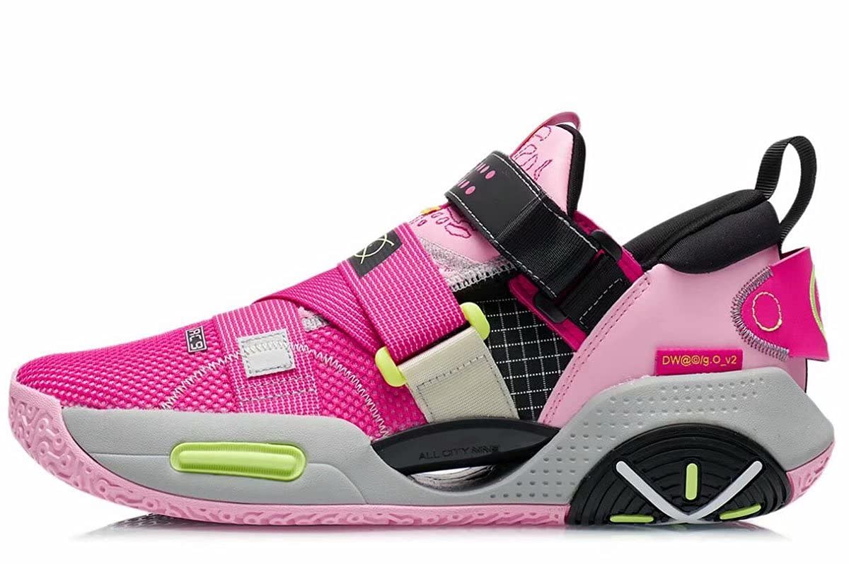 LI-NING All City Wade Men's Basketball Shoes - Cushioned, Anti-Slip & Shock Absorbing Sneakers for Professional Performance | Ideal for Indoor/Outdoor Court Play, Training & Streetwear Fashion