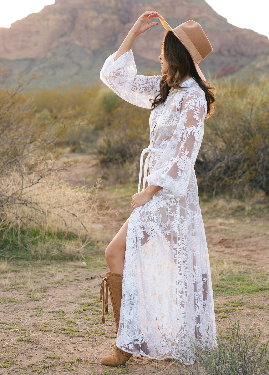 Bellana Ivory Dress for Women - Elegant Flowy Midi Dress for Weddings, Parties & Special Occasions