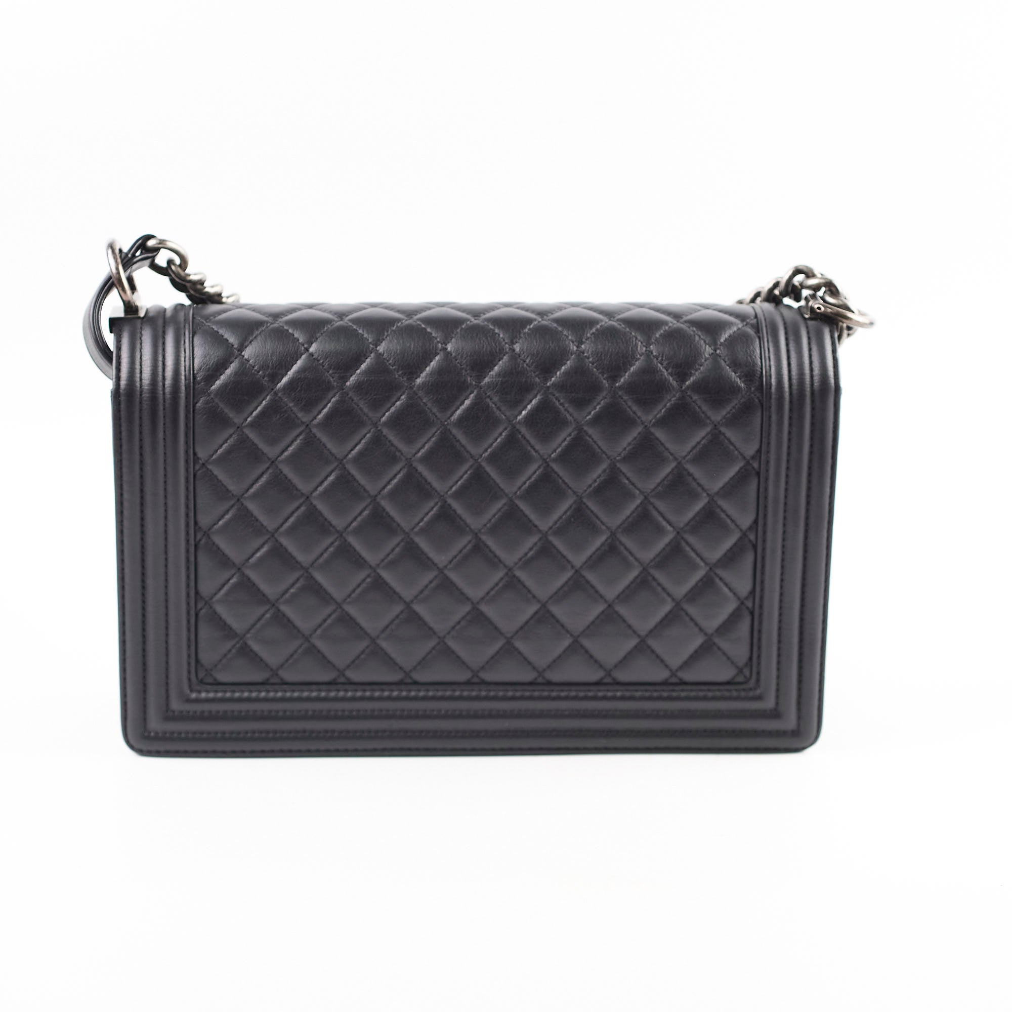 Chanel New Medium Boy Bag Black - Luxury Designer Handbag for Women | Perfect for Evening Parties, Date Nights & Special Occasions