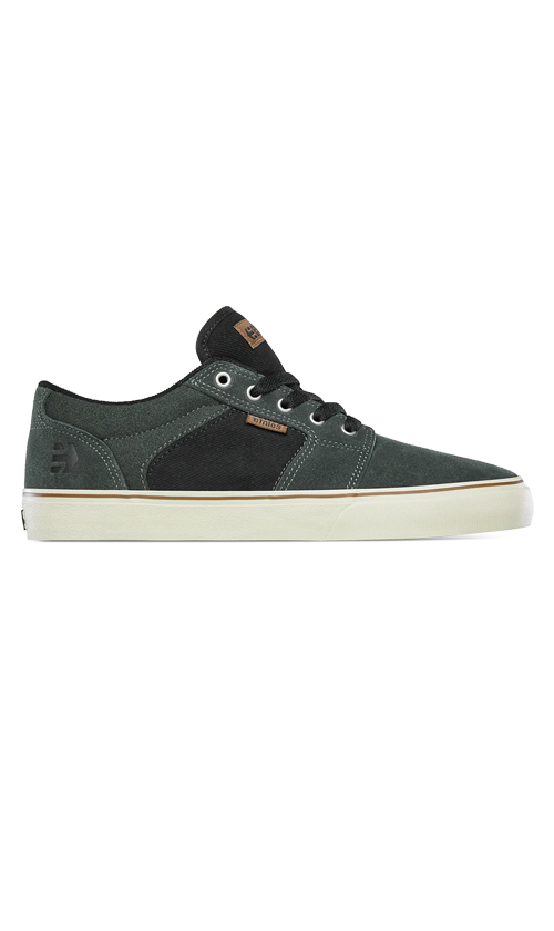 Etnies Barge LS Men's Skateboarding Shoes - Green/Black | Durable & Comfortable for Street Skating & Casual Wear
