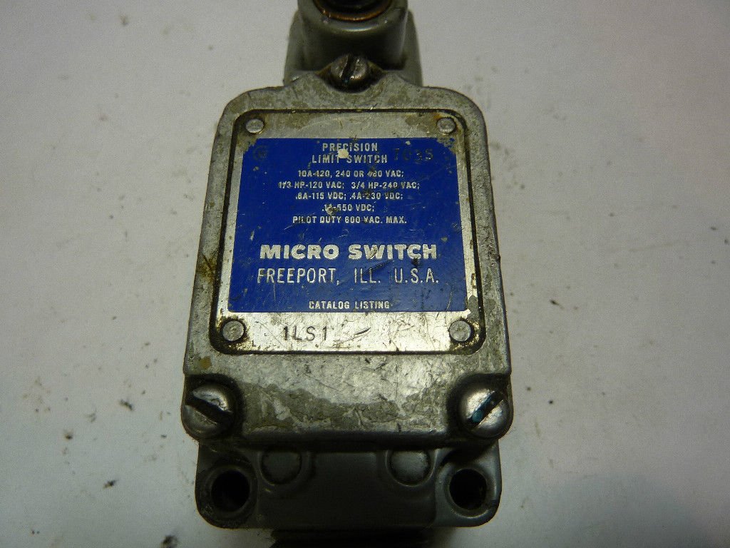 1LS1 Micro Switch with Roller Lever - Precision Limit Switch for Industrial Automation & Machinery (USNP) - Ideal for CNC Machines, Conveyor Systems & Safety Controls