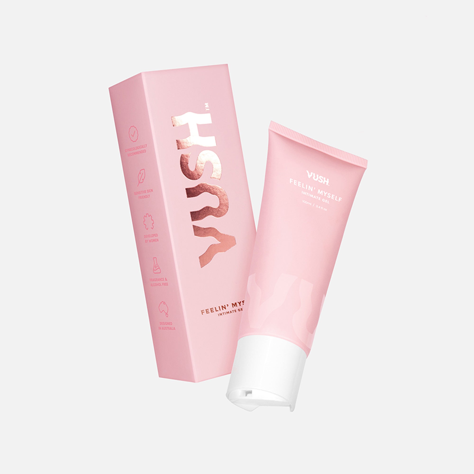 Feelin' Myself 100ml Water-Based Personal Lubricant Gel with Flip-Top Cap - Gentle & Smooth for Enhanced Intimacy & Comfort