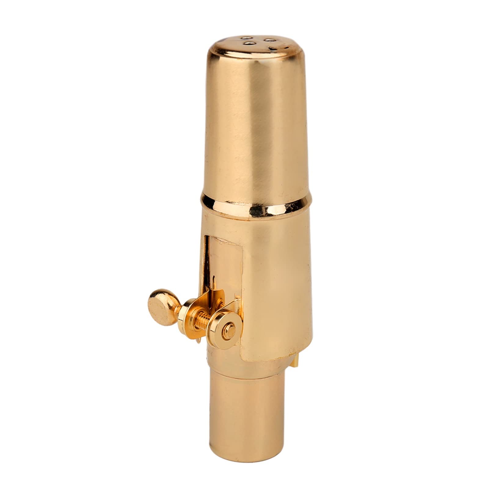 Golden Alto Saxophone Replacement Head - 1pc Sax Flute Upgrade Accessory for Professional Musicians | Perfect for Jazz, Band Performances & Music Practice