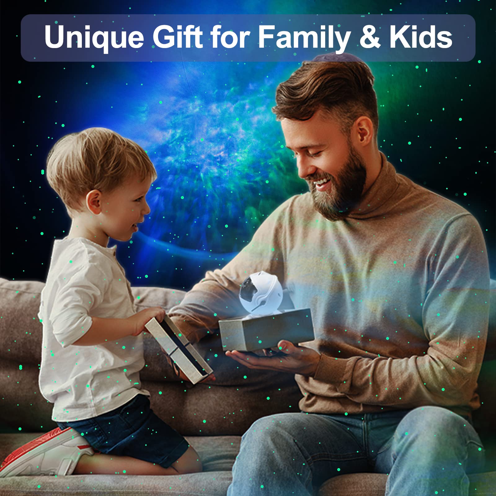 Astronaut Galaxy Projector Night Light with Remote Control - Starry Sky & Nebula Projector for Kids Bedroom, Gaming Room, Home Theater - Perfect for Sleep Aid, Relaxation, Parties & Ceiling Decor