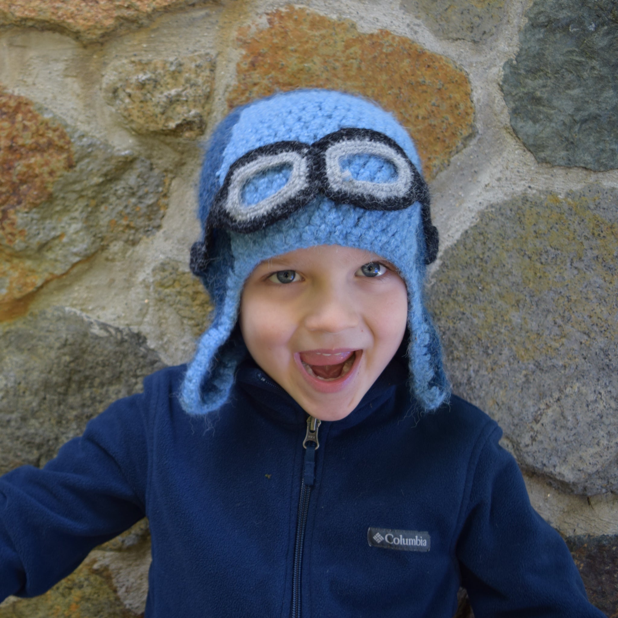 Warm Knit Pilot Hat for Men & Women - Winter Beanie with Fleece Lining - Perfect for Outdoor Activities, Skiing, and Cold Weather