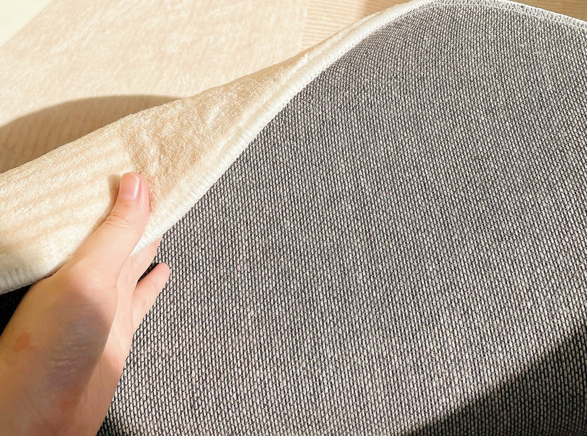 Modern Round Bathroom Rugs - Non-Slip Circular Contemporary Rugs for Living Room, Bedroom & Under Coffee Table - Soft & Stylish Home Decor for Cozy Spaces