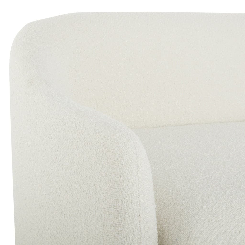 Aksel Modern Sofa - Comfortable 3-Seater Couch for Living Room, Lounge & Office - Stylish Fabric Upholstery with Sturdy Wooden Legs