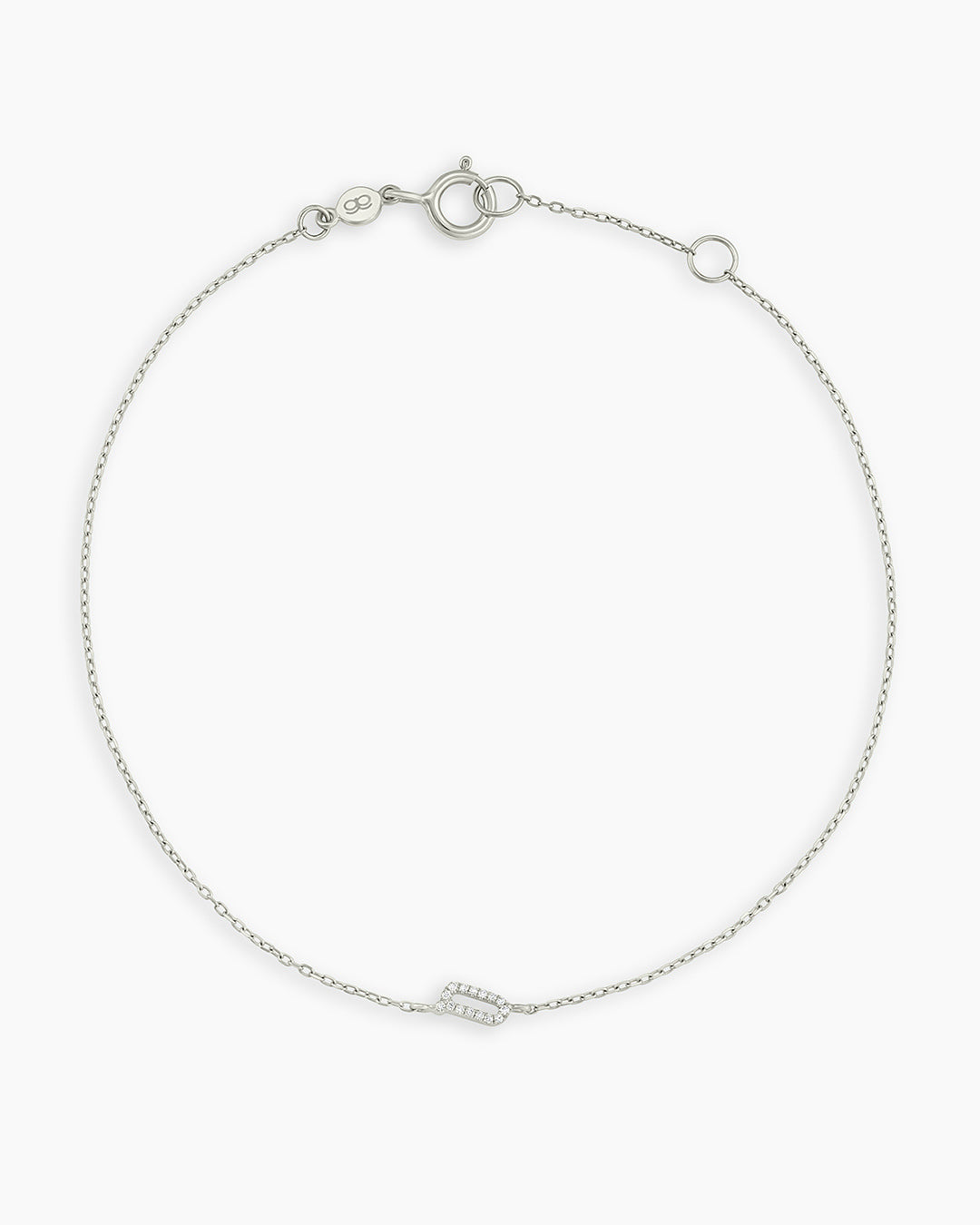 Diamond Pavé Alphabet Bracelet - Personalized Initial Letter Bracelet for Women, Sterling Silver or Gold Plated, Elegant Gift for Birthday, Anniversary, Valentine's Day | Perfect for Everyday Wear & Special Occasions