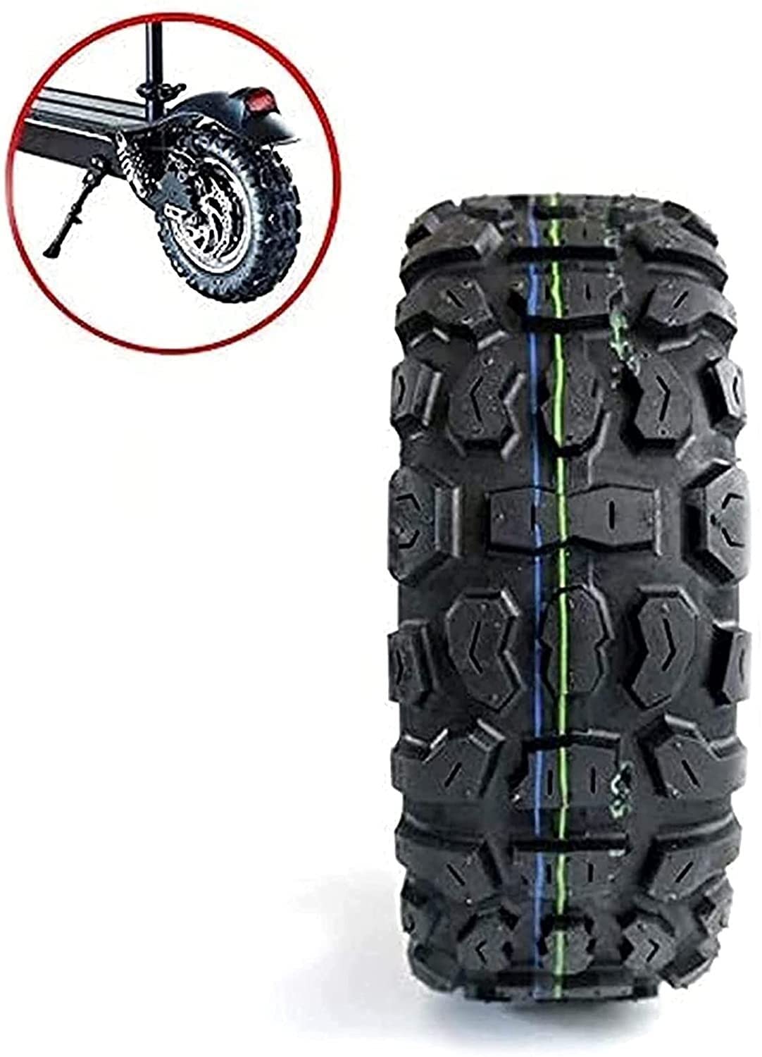 Premium 90/65-6.5 Electric Scooter Tires - Anti-Slip Rubber Tires with Inflatable Inner Tube - Durable & Wear-Resistant Replacement Tires for Electric Scooters & E-Bikes - Perfect for Commuting, Urban Travel & Outdoor Adventures