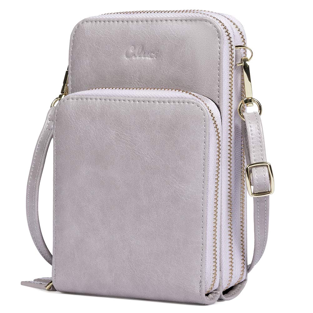 CLUCI Women's Small Leather Crossbody Bag - Stylish Shoulder Purse for Cellphone, Wallet & Essentials | Perfect for Travel, Vacation & Everyday Use