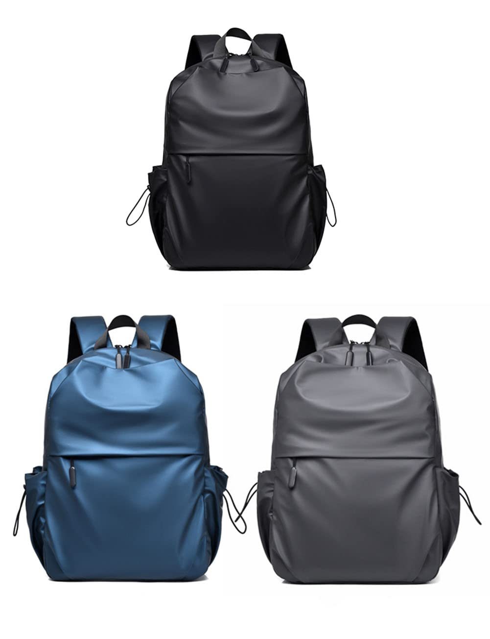 Waterproof Laptop Backpack for Men - Durable & Stylish 15.6 Inch Computer Backpack with USB Charging Port - Perfect for Work, Travel & College (Black)