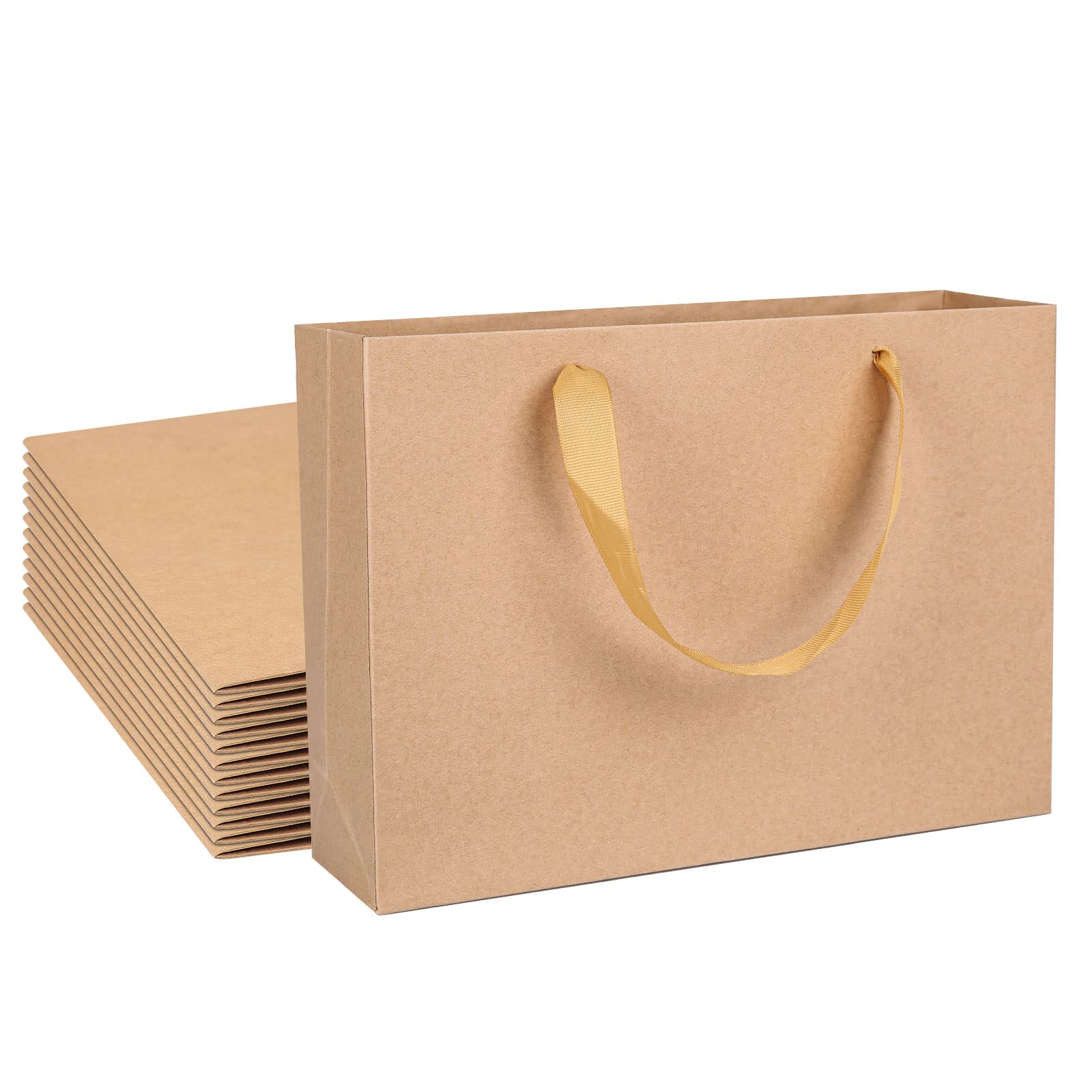 24-Pack Large Kraft Gift Bags 16