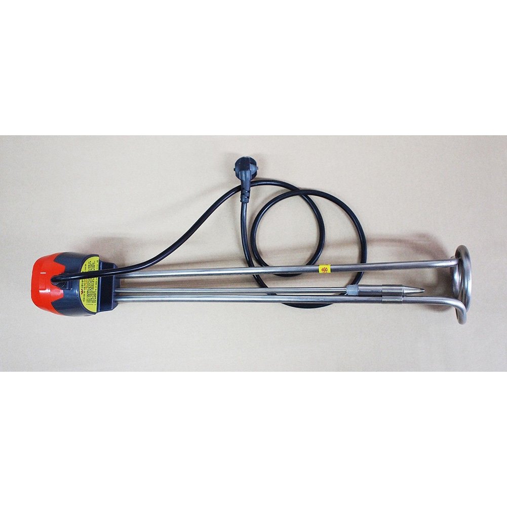 Wooju 3000W Portable Immersion Water Heater with Auto Temperature Control & Freeze Protection - 220V, 120°C/248°F - Ideal for Buckets, Tanks & Outdoor Use in Camping, Farming & Emergency Heating